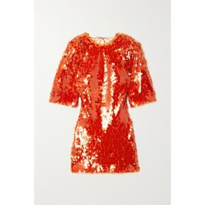 Rotate Birger Red Christensen + Net Sustain Jasy Open-Back Sequined Stretch